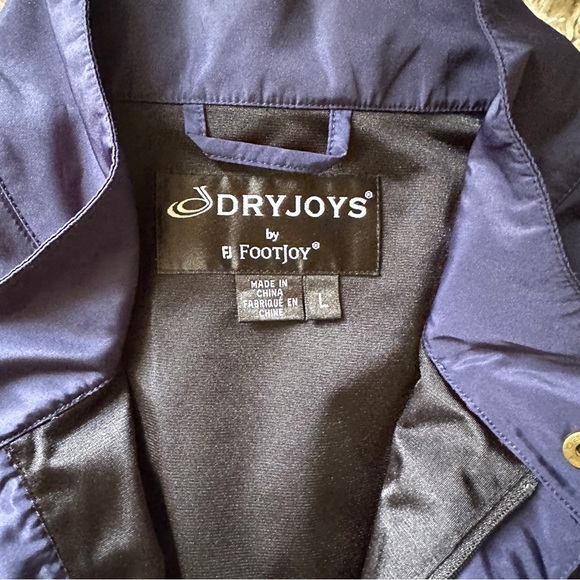 Dryjoys by Footjoy Windshirt Vest Navy Blue Large - Picture 2 of 2